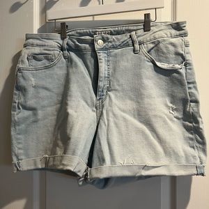 Plus Size Denim Shorts